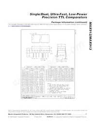 MAX913ESA+TG52 Datasheet Page 11