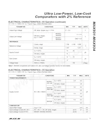 MAX934ESE-T Datasheet Page 3