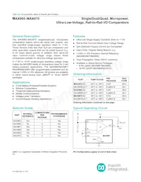 MAX970ESD-T Datasheet Cover