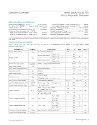 MAX9916EKA+CGJ Datasheet Page 2