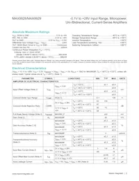 MAX9928FABT+TG45 Datasheet Page 2
