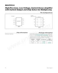 MAX9934FART+TG0Y Datasheet Page 18