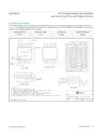 MAX9939AUB+ Datasheet Page 14