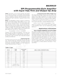 MAX9939AUB/GG8 Datasheet Page 9