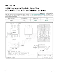 MAX9939AUB/GG8 Datasheet Page 14