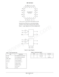 MC10E1651FNR2G Datenblatt Seite 2