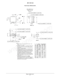 MC10E1651FNR2G Datasheet Page 8