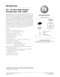 MC10E1652L Datenblatt Cover
