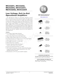 MC33201DG Datenblatt Cover