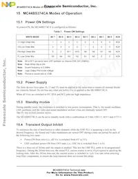 MC44BS374CAEF數據表 頁面 20