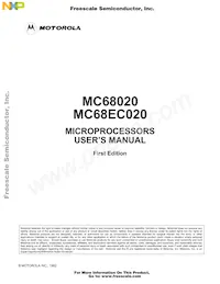 MC68020RC33E Datasheet Copertura