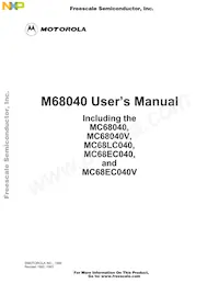 MC68LC040RC40A Datenblatt Cover