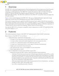 MC7457VG867NC Datasheet Page 2