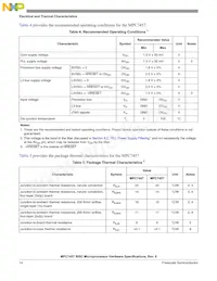 MC7457VG867NC Datasheet Page 14