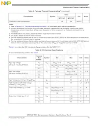 MC7457VG867NC Datasheet Page 15
