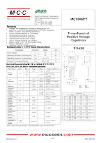 MC7806CT-BP Datasheet Cover