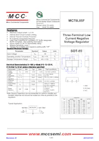 MC79L05F-TP Datasheet Cover
