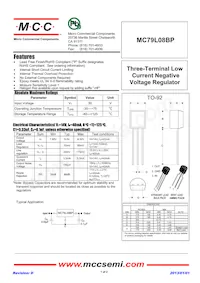 MC79L08BP-AP Datasheet Cover