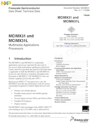 MCIMX31VMN5CR2 Datenblatt Cover