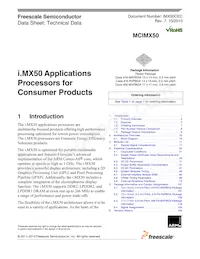 MCIMX508CZK8B Datenblatt Cover