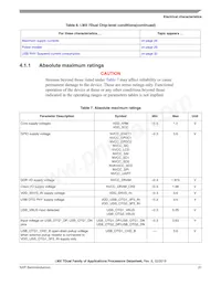 MCIMX7D7DVM10SC Datasheet Pagina 21
