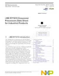 MIMXRT1015CAF4A數據表 封面