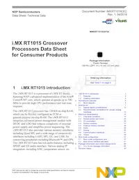 MIMXRT1015DAF5A數據表 封面