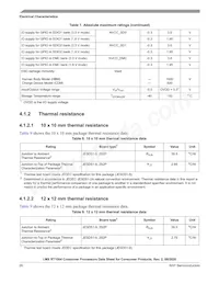 MIMXRT1064CVL5A Datasheet Page 20