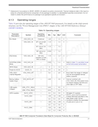 MIMXRT1064CVL5A Datasheet Page 21