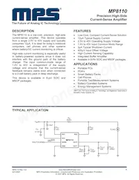 MP8110DS-LF Datasheet Cover