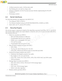 MPC8315ECVRAFDA Datasheet Page 3