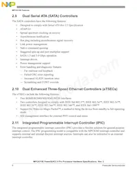 MPC8315ECVRAFDA Datasheet Page 6