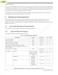 MPC8315ECVRAFDA Datasheet Page 8