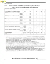 MPC8315ECVRAFDA數據表 頁面 22