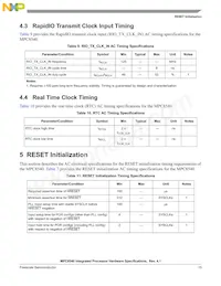 MPC8540CPX667JC Datasheet Page 15