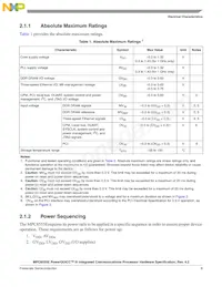 MPC8555VTAQF Datasheet Page 9