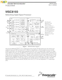 MSC8103M1200F Datenblatt Cover