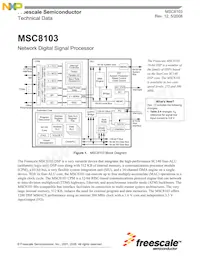 MSC8103VT1200F數據表 封面