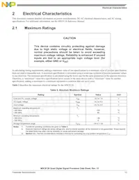 MSC8126TMP6400 Datasheet Page 13