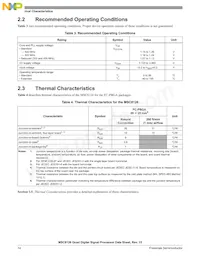 MSC8126TMP6400 Datasheet Pagina 14