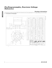 MX584TH Datasheet Page 9
