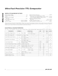 MXL1016CS8 Datasheet Page 2