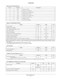 NCS3402DR2G Datasheet Page 2