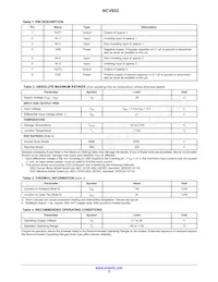NCV952DTBR2G Datasheet Page 2