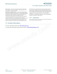 NCX2202GW Datasheet Page 14