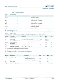 NCX2220DP Datasheet Page 4