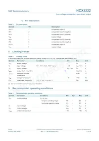 NCX2222GUX Datasheet Page 4