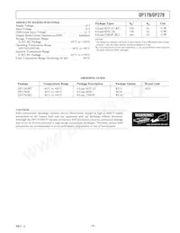 OP179GRTZ-REEL7 Datasheet Page 3