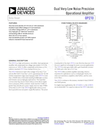OP270GS-REEL Datasheet Copertura