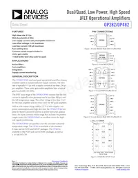 OP282GS-REEL7 Datasheet Copertura